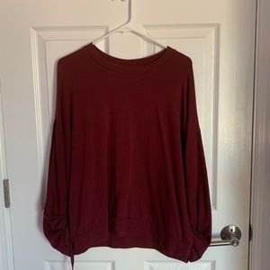 athleisure pullover sweatshirt